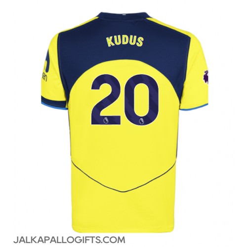Tottenham Hotspur Mohammed Kudus #20 Kolmaspaita 2025-26 Lyhythihainen Tottenham Hotspur Mohammed Kudus #20 Kolmaspaita 2025-26 Lyhythihainen